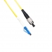Fiber optic patch cord FC/UPC-LC/UPC Yellow LSZH, Singlemode G.652.D (SM), Simplex, 3mm - 10 m