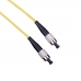 Fiber optic patch cord FC/UPC-FC/UPC Yellow LSZH, Singlemode G.652.D (SM), Simplex, 3mm - 10 m