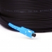 Fiber optic patch cord FTTH ADSS SC/UPC-SC/UPC Black LSZH, Singlemode G.652.D (SM), Simplex, 25 м