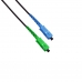 Fiber optic patch cord FTTH ADSS SC/UPC-SC/APC Black LSZH, Singlemode G.652.D (SM), Simplex, 125 m