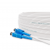 Fiber optic patch cord FTTH ADSS SC/UPC-SC/UPC White LSZH, Singlemode G.657.А2 (SM), Simplex, 75 m