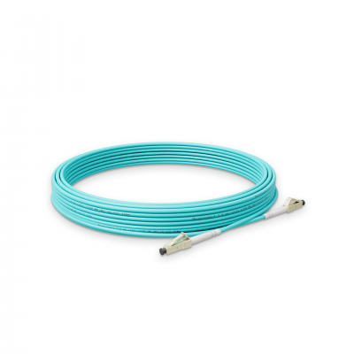 Optical patch cord NanoConnect LC/UPC-LC/UPC Turquoise LSZH, Multimode OM3 (MM), Simplex, 2mm - 10m