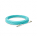 Optical patch cord NanoConnect LC/UPC-LC/UPC Turquoise LSZH, Multimode OM3 (MM), Simplex, 2mm - 15m