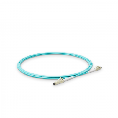 Optical patch cord NanoConnect LC/UPC-LC/UPC Turquoise LSZH, Multimode OM3 (MM), Simplex, 2mm - 2m