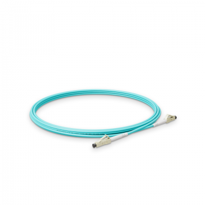 Optical patch cord NanoConnect LC/UPC-LC/UPC Turquoise LSZH, Multimode OM3 (MM), Simplex, 2mm - 3m