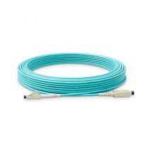 Fiber optic patch cord SC/UPC-LC/UPC Turquoise LSZH, Multimode OM3 (MM), Simplex, 2mm - 15 m