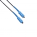 Fiber optic patch cord FTTH ADSS SC/UPC-SC/UPC Black LSZH, Singlemode G.652.D (SM), Simplex, 75 m