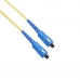 Fiber optic patch cord SC/UPC-SC/UPC Yellow LSZH, Singlemode G.652.D (SM), Simplex, 3mm - 3 m