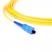 Fiber optic patch cord SC/UPC-SC/UPC Yellow LSZH, Singlemode G.652.D (SM), Simplex, 3mm - 5 m