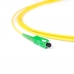 Fiber optic patch cord SC/UPC-SC/APC Yellow LSZH, Singlemode G.652.D (SM), Simplex, 3mm - 15 m