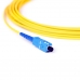 Fiber optic patch cord SC/UPC-LC/UPC Yellow LSZH, Singlemode G.652.D (SM), Simplex, 3mm - 3 m