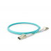 Optical patch cord NanoConnect LC/UPC-LC/UPC Turquoise LSZH, Multimode OM3 (MM), Duplex, 2mm - 3m
