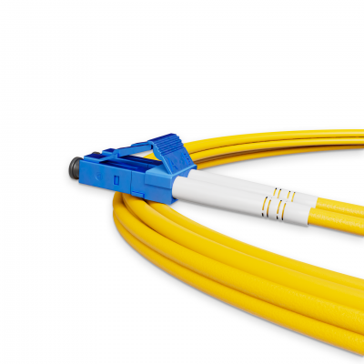 Fiber optic patch cord LC/UPC-LC/UPC Yellow LSZH, Singlemode G.657.А2 (SM) Flex, Duplex, 2mm - 1 m