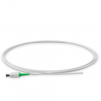 Fiber optic pigtail FC/APC White LSZH, Singlemode G.652.D (SM), Simplex, 0,9mm - 1,5 m