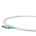 Fiber optic pigtail FC/APC White LSZH, Singlemode G.652.D (SM), Simplex, 0,9mm - 1,5 m