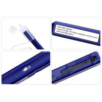 Fiber Optic Cleaning Pen One-Click Cleaner, LC/MU 1.25mm