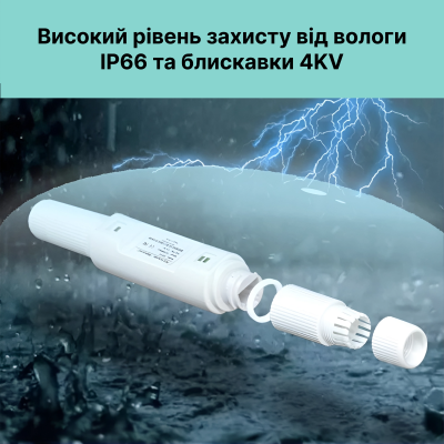 Водонепроникний IP66 POE підсилювач сигналу 250 метрів NC-PS110