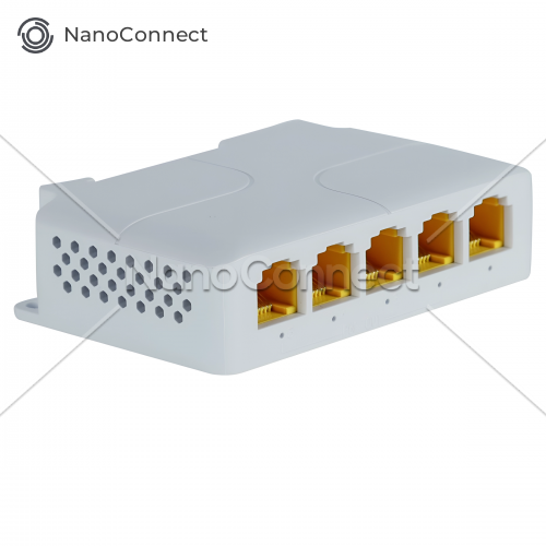 POE подовжувач NC-POE14GB 5-портовий, 1000 Мбіт/с 90 Вт, Gigabit extender