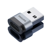 Philips OTG USB 2.0 to Type-C Adapter, Silver, SWR3001B/93