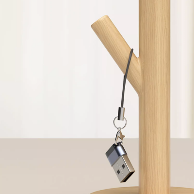 Адаптер Philips OTG USB 2.0 to Type-C Silver, SWR3001B/93