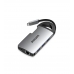 USB-хаб Philips 8-в-1, Type-C на 3*USB 3.0/HDMI/RJ-45/SD/TF/PD, док-станція (SWR1606A)
