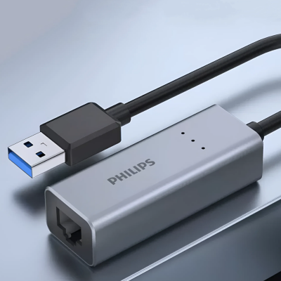 Philips USB 3.0 to Gigabit Ethernet Network Adapter, 1 Gbps, SWR1609H/93
