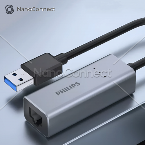 Philips USB 3.0 to Gigabit Ethernet Network Adapter, 1 Gbps, SWR1609H/93
