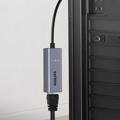 Philips Type-C to Gigabit Ethernet Network Adapter, 1 Gbps, SWR1609H/93TypeC
