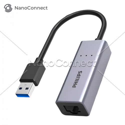 Philips USB 3.0 to Gigabit Ethernet Network Adapter, 1 Gbps, SWR1609H/93