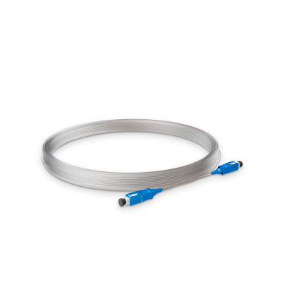 Fiber optic patch cord NanoConnect SC/UPC-SC/UPC Transparent PVC, Singlemode G.657.А2 (SM) Flex, Simplex, 0,9mm - 20 m