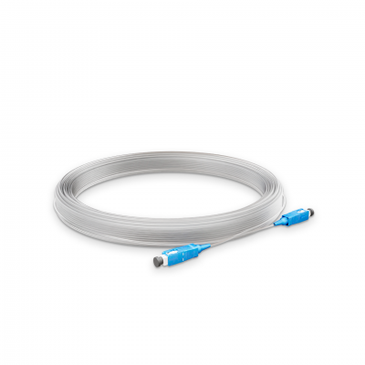 Fiber optic patch cord NanoConnect SC/UPC-SC/UPC Transparent PVC, Singlemode G.657.А2 (SM) Flex, Simplex, 0,9mm - 30 m