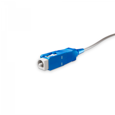 Fiber optic patch cord NanoConnect SC/UPC-SC/UPC Transparent PVC, Singlemode G.657.А2 (SM) Flex, Simplex, 0,9mm - 30 m