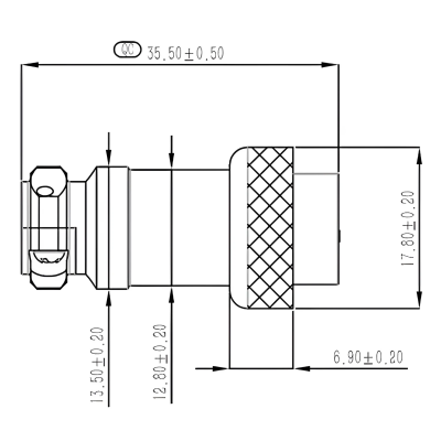 Aviation Connector GX16-8, 8-pin, Pair