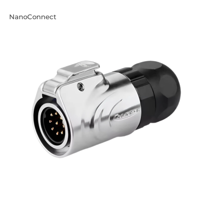 Waterproof Cnlinko IP67 connector LP-16-C09PE-03-001, 9 pin, 5A, 250V