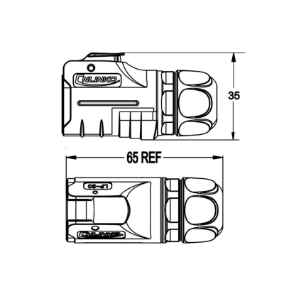 Waterproof Cnlinko IP67 connector LP-20, 9 pin, 5A, 250V