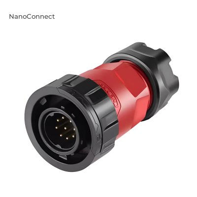 Waterproof Cnlinko IP67 connector YM-20-C09PE-02-001A, 9 pin, 5A, 250V