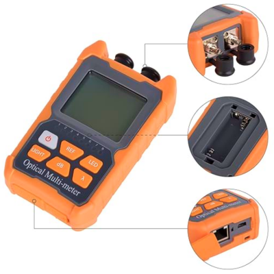 Optical Power Meter Multitest MT1119CVN FC/SC, RJ-45, 850-1650 nm, VFL, Twisted Pair Tester