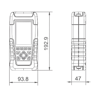 Portable Reflectometer Grandway FHO1000-D22 1310/1550 nm, 22/20 dB, with PM, VFL, LS options