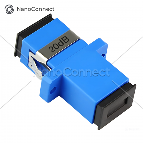 Оптичний атенюатор NanoConnect SC/UPC-SC/UPC female Singlemode 20 дБ