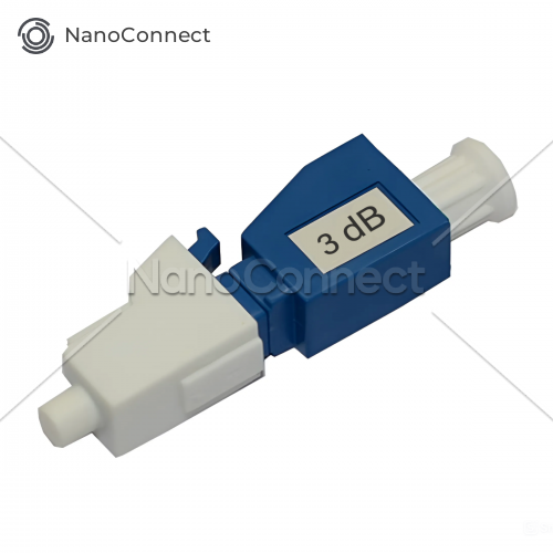 Optical Attenuator NanoConnect LC/UPC-LC/UPC Male to Female Singlemode 3 dB