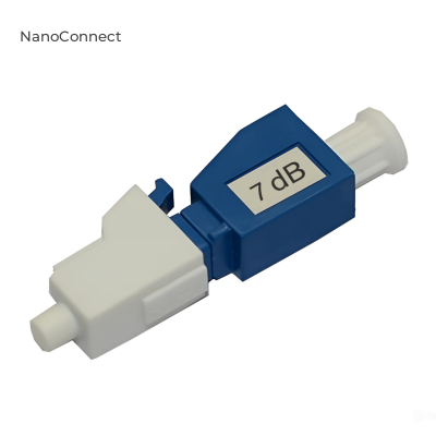 Оптичний атенюатор NanoConnect LC/UPC-LC/UPC male-female Singlemode 7 дБ