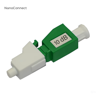 Оптичний атенюатор NanoConnect LC/APC-LC/APC male-female Singlemode 10 дБ