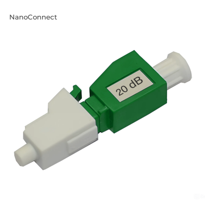 Оптичний атенюатор NanoConnect LC/APC-LC/APC male-female Singlemode 20 дБ