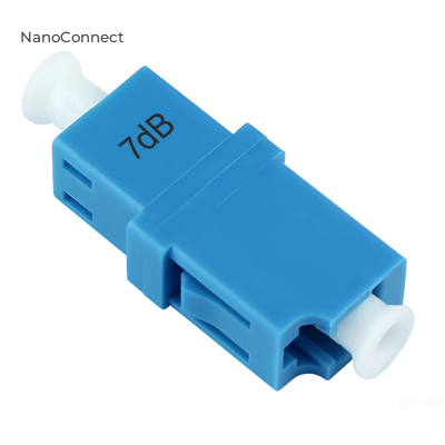 Оптичний атенюатор NanoConnect LC/UPC-LC/UPC male-male Singlemode 7 дБ