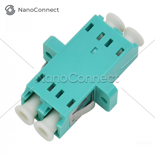Оптичний адаптер NanoConnect LC/UPC-LC/UPC OM3 Duplex female-female