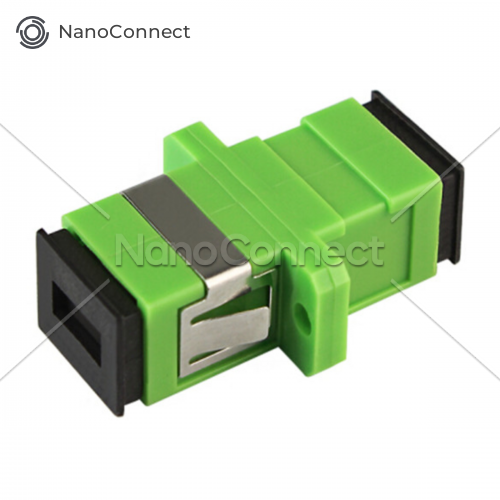 Оптичний адаптер NanoConnect SC/APC-SC/APC SM female-female