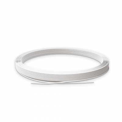 Fiber Optic Wire White Simplex, SM 9/125 G.652.D, LSZH, 0.9mm, easy strip - 20m