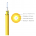 Fiber Optic Wire Yellow Simplex, SM 9/125 G.652.D, LSZH, 2.0mm - 100m