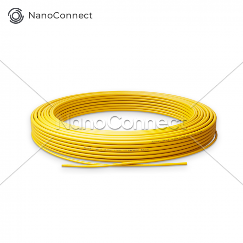 Fiber Optic Wire Yellow Simplex, SM 9/125 G.652.D, LSZH, 2.0mm - 30m