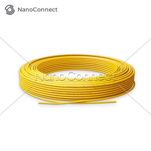 Fiber Optic Wire Yellow Simplex, SM 9/125 G.652.D, LSZH, 3.0mm - 30m